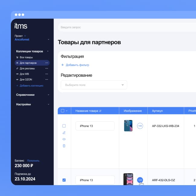 Iteems site picture