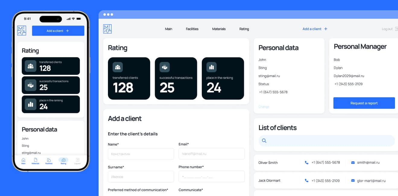 Mira estate Partner site